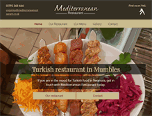 Tablet Screenshot of mediterraneanrestaurant.co.uk